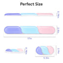 Ergonomic Gel Wrist Rest Set – Keyboard and Mouse Support Pad with Soft Cushioning for Office, Work, Gaming, and Study – Anti-Slip Base, Comfortable Design (Purple-Blue-Pink)