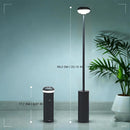 Portable Telescopic Camping Light with 5000mAh Battery – Rechargeable, IPX65 Waterproof, Magnetic & Multi-Mode Outdoor Lamp (Grey)