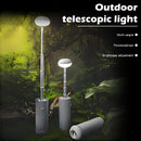 Portable Telescopic Camping Light with 5000mAh Battery – Rechargeable, IPX65 Waterproof, Magnetic & Multi-Mode Outdoor Lamp (Grey)