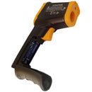 Infrared Thermometer Gun – Non-Contact Digital Laser Temp Meter for Cooking, HVAC, Automotive & Industrial Use, -50°C to 500°C, Backlit LCD, 12:1 D:S Ratio (Black/Yellow)