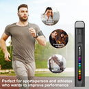 Portable Smart Breathing Trainer – Rechargeable Respiratory Exercise Device with LED Progress Bar | Boost Lung Capacity & Endurance for Athletes, Runners & Fitness Enthusiasts