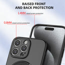 Magnetic Shockproof Case with 360-Degree Rotating Ring Stand for iPhone 16 Pro – Slim Protective Phone Cover with Airbag Corners and Wireless Charging Support for Home, Office, Travel and Daily Use (Orange)
