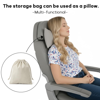 Premium Travel Blanket – Ultra-Soft Knit Wrap for Airplane, Car, Office Naps, and Gifts – Lightweight, Breathable, and Stylish with Storage Bag (Blue)