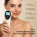 Modern Jingluo Beauty Massager – Electric Meridian Facial & Body Roller with Gentle Suction and Warmth, Multi-Speed Skincare Tool for Relaxing Rituals (White)