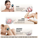 Modern Jingluo Beauty Massager – Electric Meridian Facial & Body Roller with Gentle Suction and Warmth, Multi-Speed Skincare Tool for Relaxing Rituals (White)