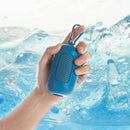 Instant Cooling Towel – Quick-Dry Sport Towel with EVA Storage Case & Carabiner Clip, Ideal for Gym, Outdoor, Travel Swimming(Blue)