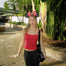 2-Pack Minnie-Style Sequin Ear Headbands for Women & Girls – Sparkly Mouse Ears with Fabric Bows (Polka Dot Red & Leopard Print), Stretchy Comfort Fit, Perfect for Theme Parks, Parties, Cosplay, Photoshoots, and Daily Fun (Black & Beige)