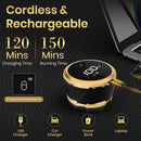6D Magnetic Bald Shaver for Men – Cordless Rechargeable Electric Head Shaver with LED Display, IPX6 Waterproof, 3-Second Travel Lock, 6 Floating Heads, Includes Storage Bag & Cleaning Brush (Black)