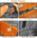 Compact Foldable Travel Duffel Bag – Lightweight Carry-On for Weekend Trips, Overnight & Gym Use (Orange) | Other Colors Available In-Store