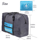 Compact Foldable Travel Duffel Bag – Lightweight Carry-On for Weekend Trips, Overnight & Gym Use (Blue) | Other Colors Available In-Store
