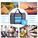 Compact Foldable Travel Duffel Bag – Lightweight Carry-On for Weekend Trips, Overnight & Gym Use (Blue) | Other Colors Available In-Store
