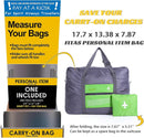 Compact Foldable Travel Duffel Bag – Lightweight Carry-On for Weekend Trips, Overnight & Gym Use (Green) | Other Colors Available In-Store
