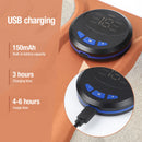 Smart Foot Massage Mat with 6 Modes & 15 Intensity Levels – Rechargeable Pulse Therapy Pad for Relaxation at Home, Office, or Travel (Orange)