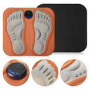 Smart Foot Massage Mat with 6 Modes & 15 Intensity Levels – Rechargeable Pulse Therapy Pad for Relaxation at Home, Office, or Travel (Orange)