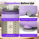 Portable Mini Washing Machine with Spin Dry & UV Sterilization – 3L Capacity, Wash, Rinse, Dehydrate, and Disinfect in One, Ideal for Underwear, Socks, Baby Clothes (Purple)
