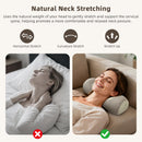 Organic Buckwheat Cervical Pillow – Ergonomic Neck Support for Side and Back Sleepers, Adjustable Firmness with Removable Cover, Natural Pain Relief for Neck and Shoulder Tension (Warm White)