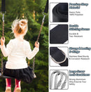 5ft Heavy-Duty Tree Swing Straps Kit – 2000lb Capacity, Includes Carabiners & Felt Protectors for Kids’ Backyard Swings (Black)