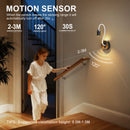 Rechargeable Motion Sensor Night Light – DIY Silicone Hose Lamp for Bedroom & Desk (White) | Other Colors Available in Store