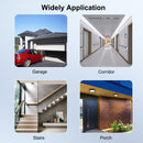 Smart WiFi Motion Sensor with App Alerts – 128° Detection, 6m Range, No Hub Required, Voice Control & Automation (White)