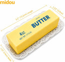 2 PCS Giant Butter Stick Squishy Toy for Office & School – Slow Rising Stress Reliever to Calm Anxiety (Yellow)