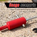 Stop Hand Cranking! Trailer Jack Drill Adapter - Effortless Electric Lift for Standard & Universal Trailer Jacks, Perfect for RV & Boat Trailers (Red)