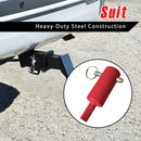Stop Hand Cranking! Trailer Jack Drill Adapter - Effortless Electric Lift for Standard & Universal Trailer Jacks, Perfect for RV & Boat Trailers (Red)