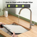 Dual-Sided Kitchen Cutting Boards with Titanium-Look & Textured PP Surfaces, Juice Groove, Grinding Area, Non-Slip Edges, and Integrated Handles—For Separating Raw/Cooked Foods and Efficient Meal Prep
