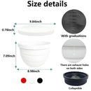 Silicone Bowl Liner for 4.5–5-Quart Stand Mixer – Food-Grade, Collapsible, Non-Stick Replacement Inner Bowl with Lid, Dishwasher Safe, Oven & Fridge Ready (Red)