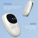 Wireless Bedwetting Alarm for Kids & Adults – Reusable Urine Sensor with Vibration & Sound Alert, No Wires, Easy Clip Design, USB Charging (White)