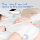 Wireless Bedwetting Alarm for Kids & Adults – Reusable Urine Sensor with Vibration & Sound Alert, No Wires, Easy Clip Design, USB Charging (White)