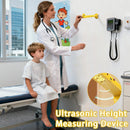 Giraffe Ultrasonic Height Tracker for Kids – Fun Wall-Mounted Growth Measuring Device for Home, Daycare & Pediatric Clinic (Yellow)