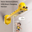 Giraffe Ultrasonic Height Tracker for Kids – Fun Wall-Mounted Growth Measuring Device for Home, Daycare & Pediatric Clinic (Yellow)