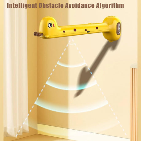 Giraffe Ultrasonic Height Tracker for Kids – Fun Wall-Mounted Growth Measuring Device for Home, Daycare & Pediatric Clinic (Yellow)