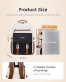 School Backpack for Teens & Students – Large Capacity Laptop Bag with 15.6 Inch Compartment, Waterproof Fabric & Multiple Pockets, Ideal for College, Travel, and Daily Use (Black)
