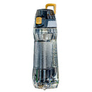 Portable Sport Water Bottle with Handle – Large Capacity Fitness Water Bottle for Gym, Hiking, Cycling, Outdoor Use – BPA-Free & Leak-Proof (Gray,1000ml)