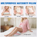 Adjustable Pregnancy Pillow with Velcro Design – Side Sleeping Support for Back, Belly, Hips & Legs, Travel-Friendly Maternity Pillow with Bonus Auxiliary Pillow(Red)