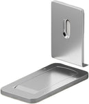 Ultra-Thin Magnetic Door Stopper – Self-Adhesive, Anti-Collision, Windproof, One-Push Locking, Discreet Design for Glass Doors (Steel Gray)