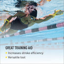 Swimming Forearm Fulcrum Trainer – Figure-8 Design for Early Vertical Forearm (EVF) Technique, Improves Stroke Efficiency & Reduces Shoulder Stress (Yellow,Junior)