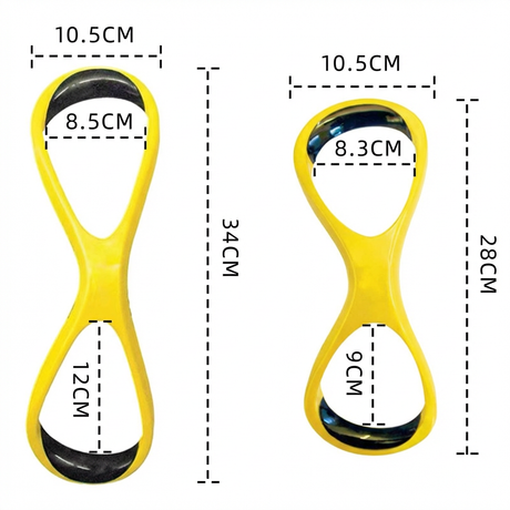 Swimming Forearm Fulcrum Trainer – Figure-8 Design for Early Vertical Forearm (EVF) Technique, Improves Stroke Efficiency & Reduces Shoulder Stress (Yellow,Junior)