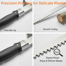 Heavy-Duty 5-Piece Gardening Tool Set – 3 Pruning Shears & 2 Folding Saws, Stainless Steel Blades, Ergonomic Handles, Compact Storage – Ideal for Trees, Shrubs, Camping, and Gift-Giving