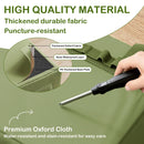 Heavy-Duty Foldable Tool Bag with Side Pockets – Multi-Compartment Oxford Carry Organizer for Tradesmen, DIYers & Outdoor Use (Green)