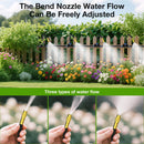 Drip Irrigation System, No 1/4 Pipe, only 12pcs Adjustable Copper Nobbles and Quick Connectors