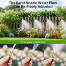 Drip Irrigation System, No 1/4 Pipe, only 6pcs Adjustable Copper Nobbles and 6pcs Quick Connectors