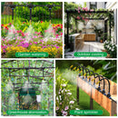 50Ft 1/4" Drip Irrigation System,Garden Irrigation Kit with 12pcs 360° Adjustable Copper Nozzles,Automatic Watering System for Outdoor,Raised Bed,Potted Plant,Greenhouse Accessories for Yard