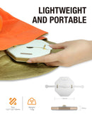 Foldable Rotating Table Lamp with Touch Control – Portable LED Desk Light for Home, Camping & Gifts, Adjustable Height & Warm Glow (White)