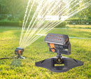 Smart Oscillating Sprinkler with 4 Spray Modes – Automatic Lawn Watering System for Garden, Yard & Patio, Adjustable Coverage, Durable Metal Connector (Black)