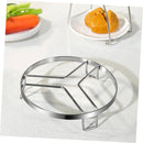 316 Stainless Steel Steam Rack for Cooking – Adjustable Kitchen Pot Stand with Heat-Resistant Design, Multi-Functional Steamer Base for Pots and Dishes (L,18cm)