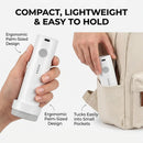 Travel Vacuum Bag Set with Rechargeable Cordless Pump – 3 Sizes for Clothes, Jackets & Accessories, Airtight Dual-Zipper Seal, 4000Pa Suction, Saves Up to 80% Luggage Space, Lightweight & Portable (6 Combo Travel Size)