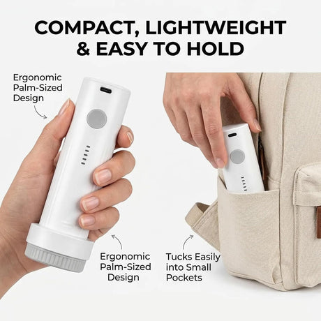 Travel Vacuum Bag Set with Rechargeable Cordless Pump – 3 Sizes for Clothes, Jackets & Accessories, Airtight Dual-Zipper Seal, 4000Pa Suction, Saves Up to 80% Luggage Space, Lightweight & Portable (6 Combo Travel Size)