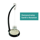 3D Sand Pendulum Desk Toy – Science Art Decor with Kinetic Sand Patterns, Earth Rotation Demo, Stress Relief for Office & Home (Black)